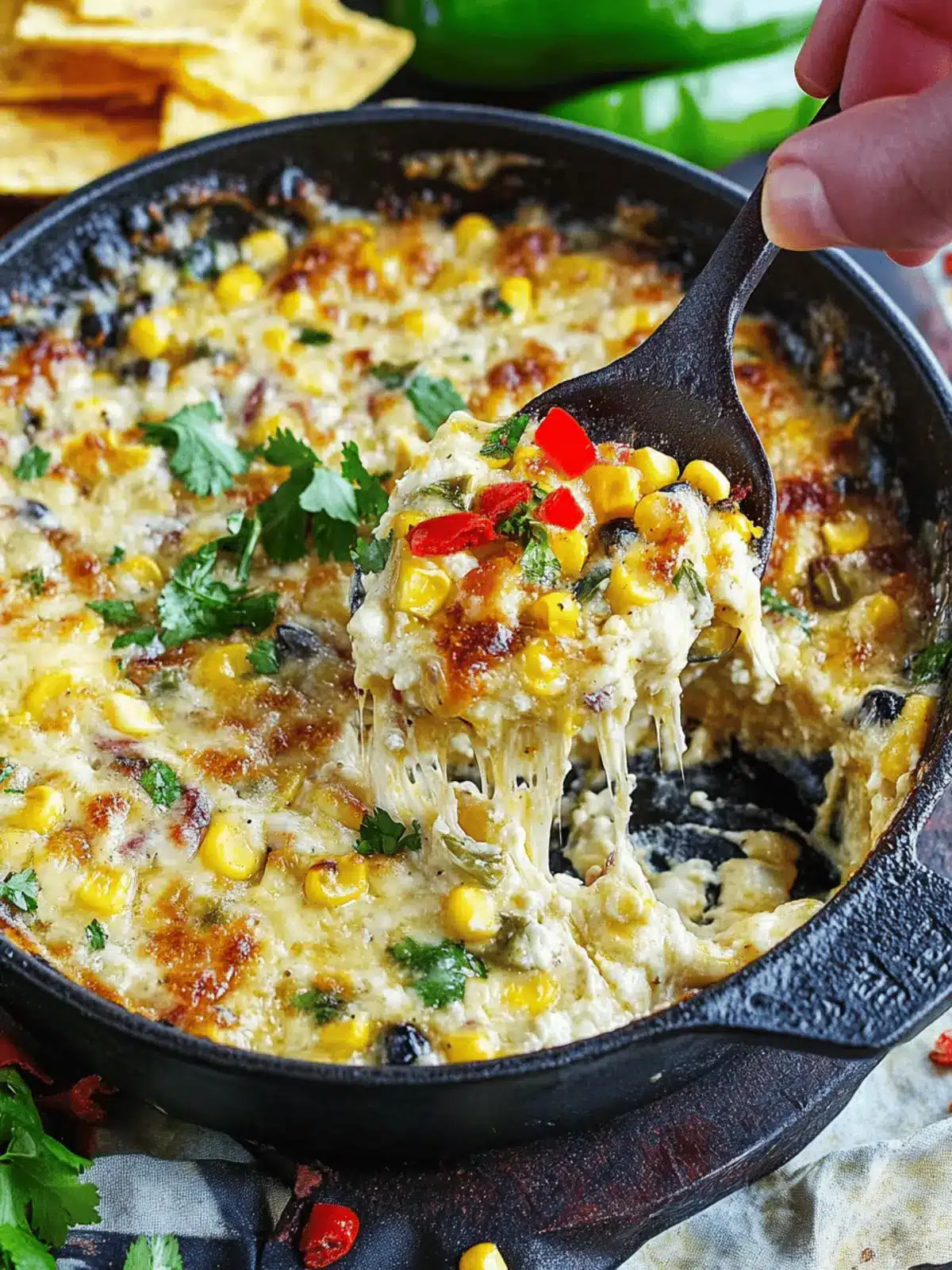 Savor Roasted Corn Queso Fundido for Your Next Game Night 5 Roasted Corn Queso Fundido