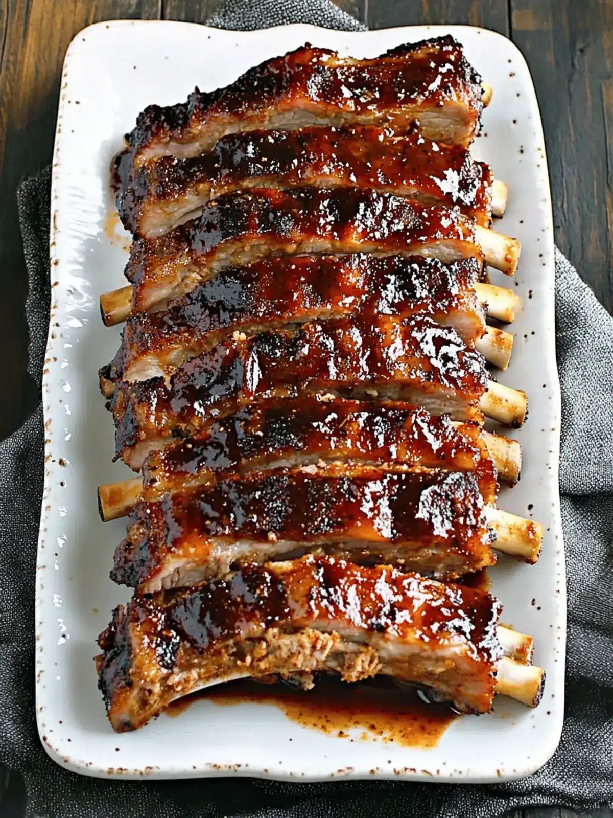 Jerk-Style Ribs with Sticky & Sweet Sauce