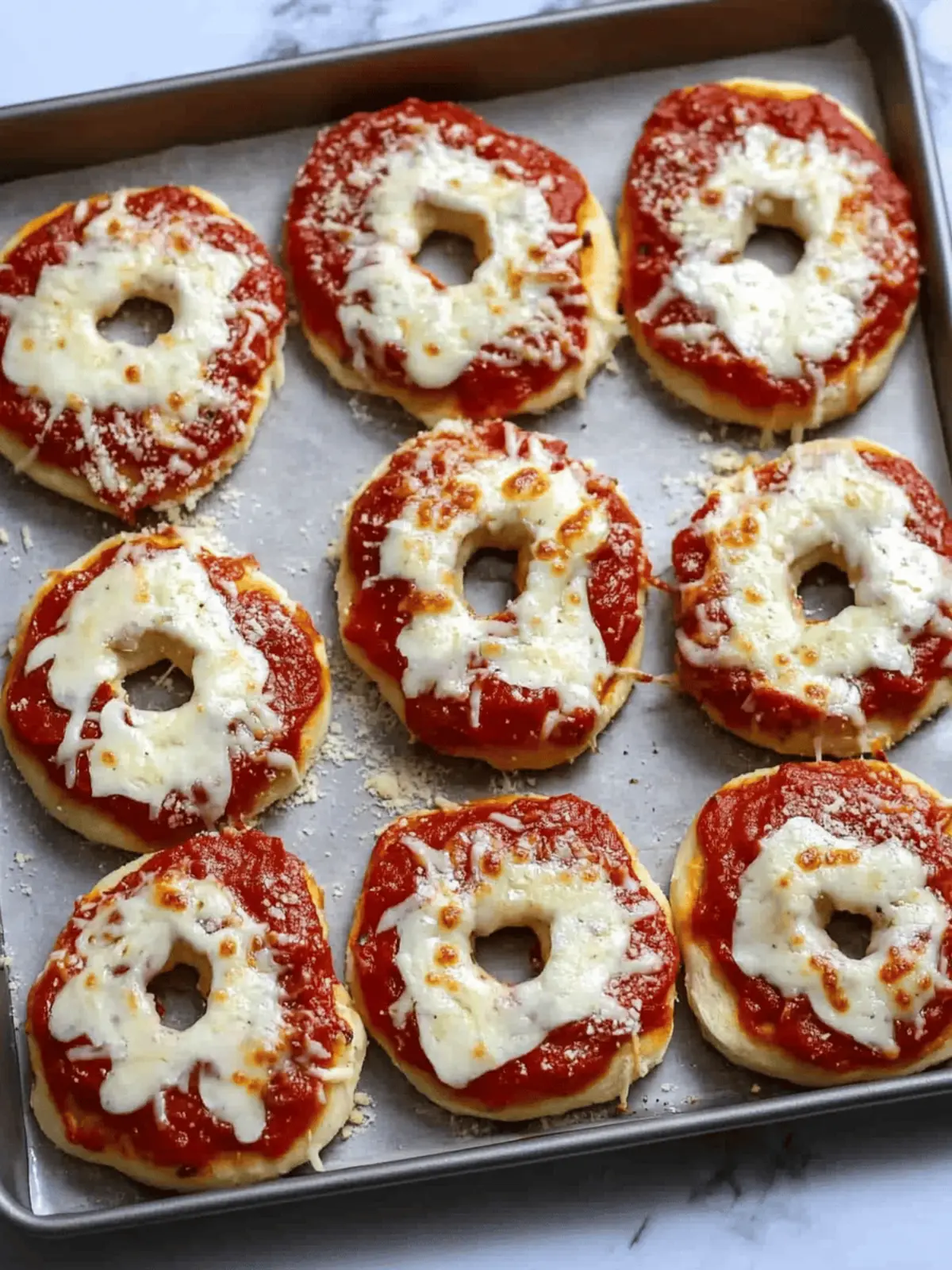 Homemade Pizza Bagels