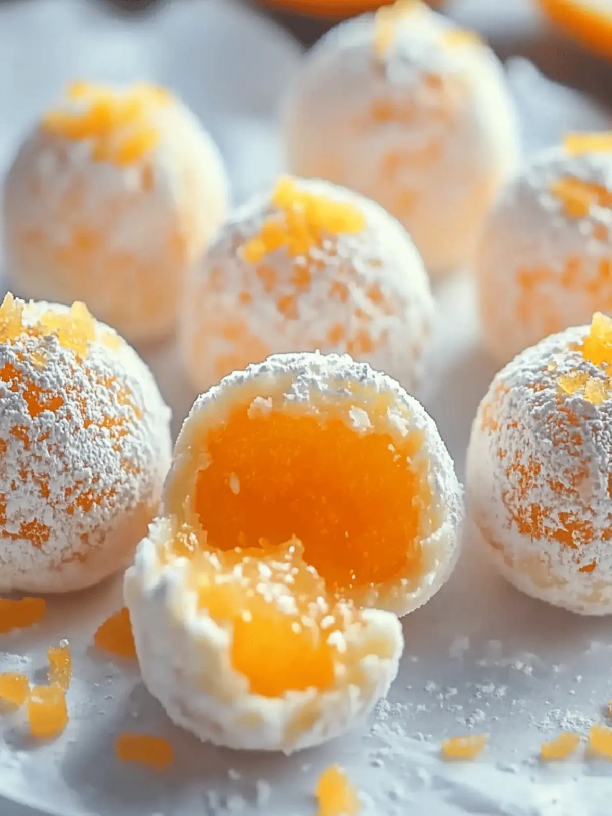 Irresistible No Bake Orange Creamsicle Truffles