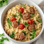 Savory Pork Sausage Orzotto