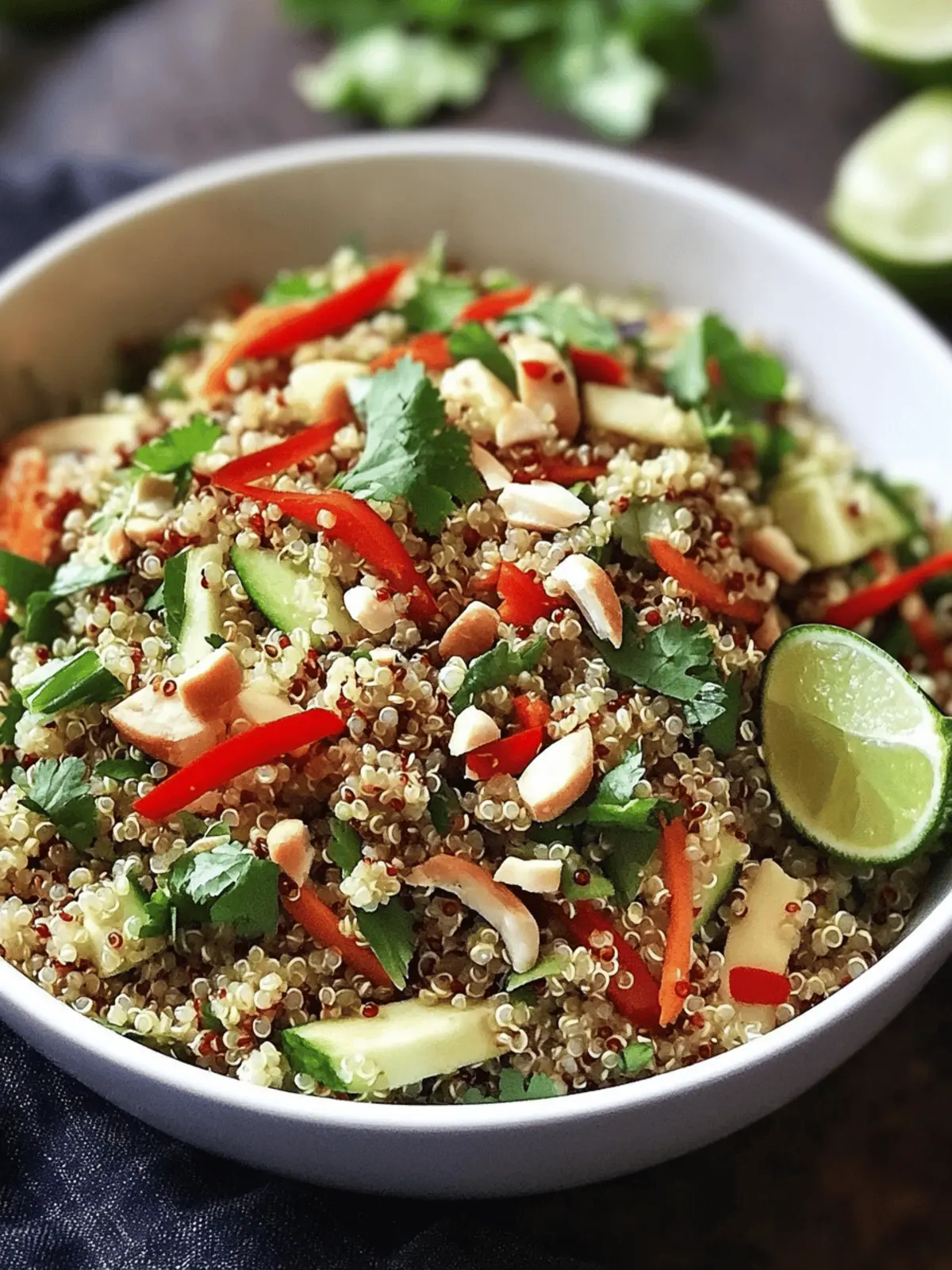 Thai Quinoa Crunch Salad