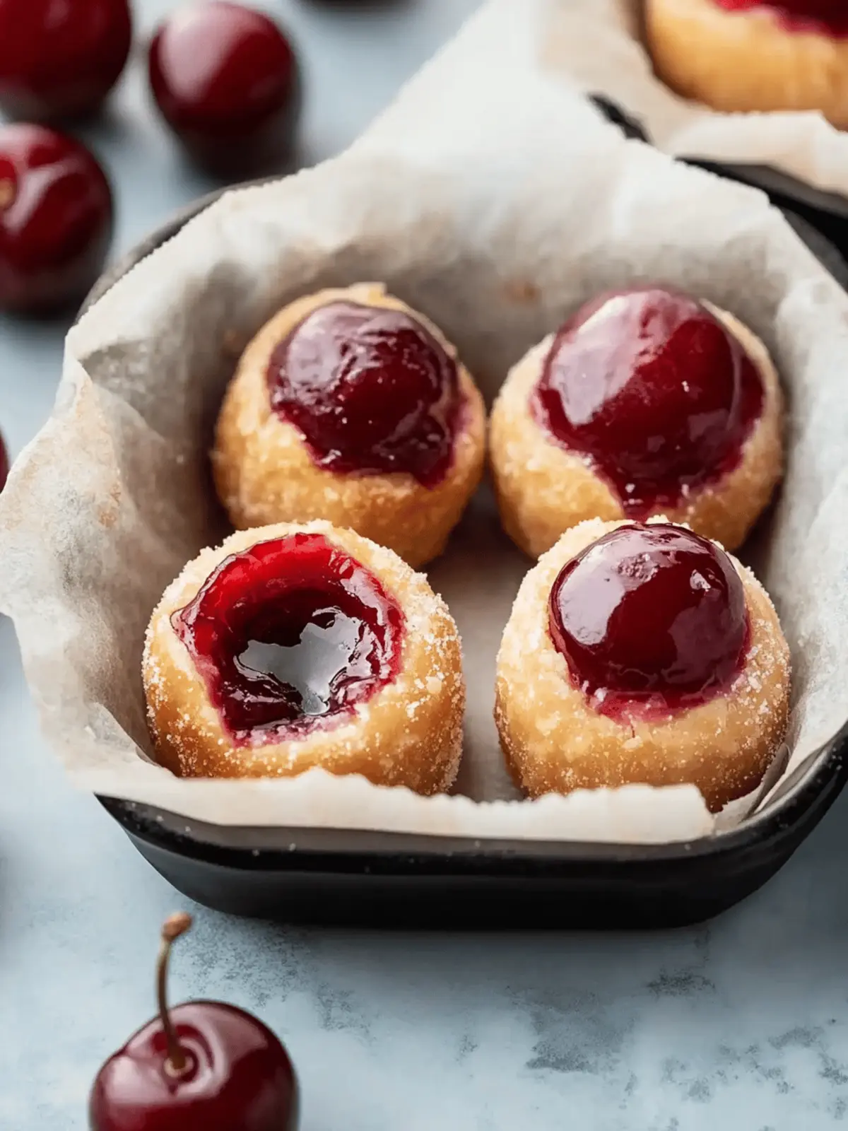 Delicious Cherry Pie Bites