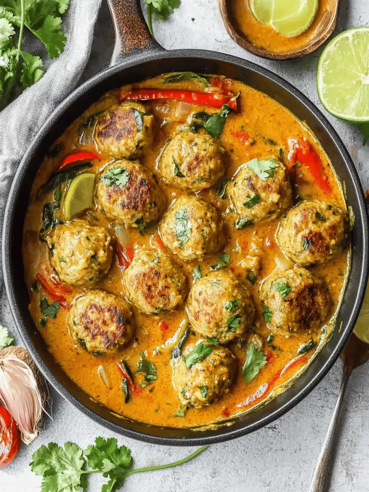 Coconut Curry Chicken Meatballs: Bold Flavors in Every Bite