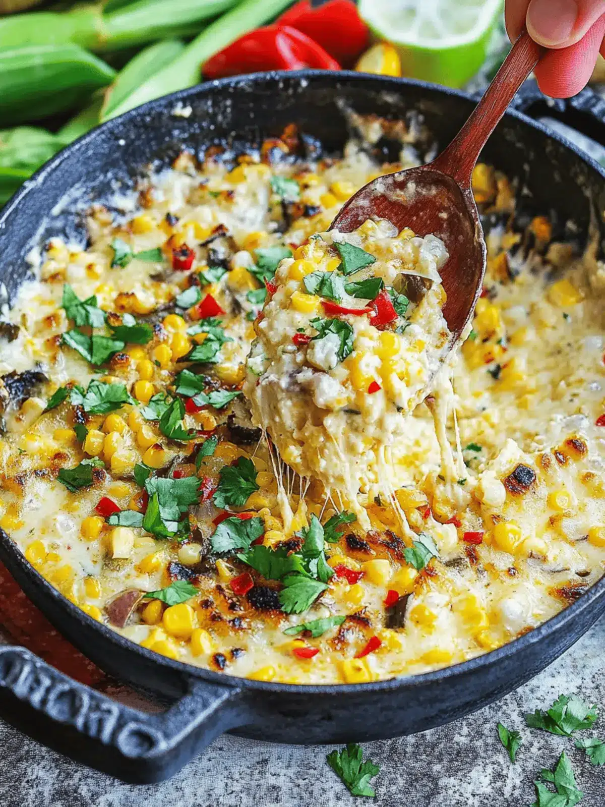 Roasted Corn Queso Fundido