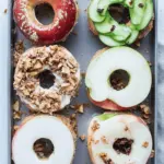 Easy Vegan Apple Ring Sandwiches