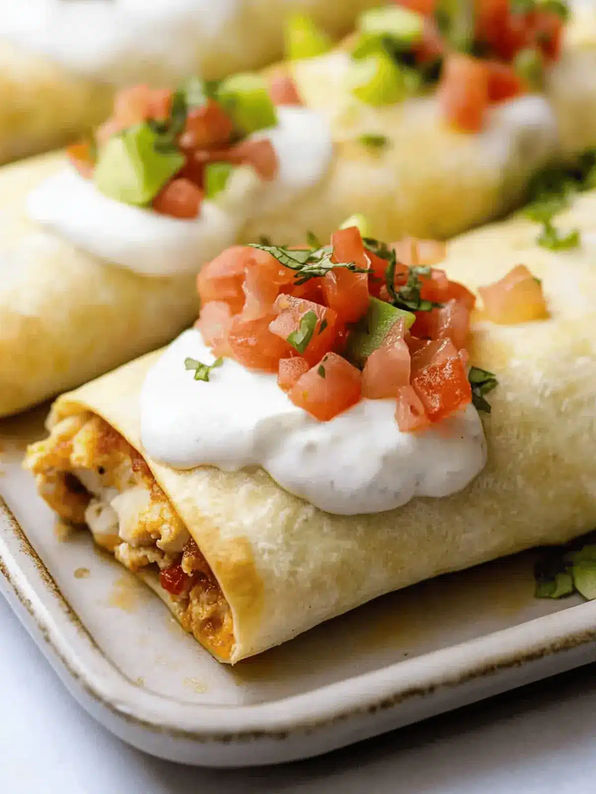 Easy Baked Chicken Chimichangas for a Family Fiesta