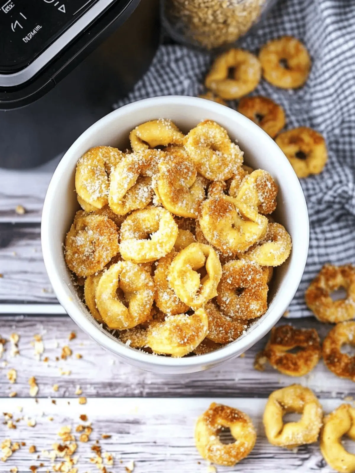 Cheesy And Crispy Air Fryer Tortellini