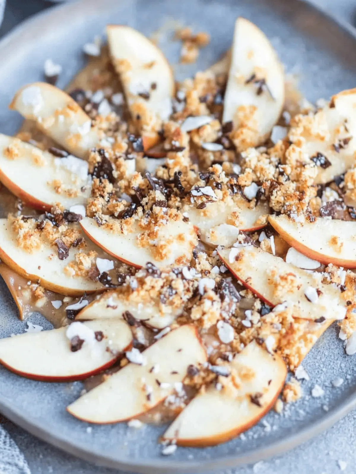 Easy Apple Nachos (vegan + gluten-free)
