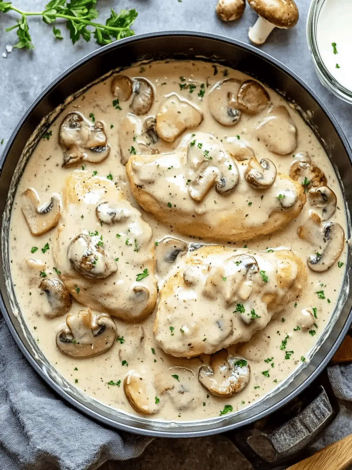 Creamy Mushroom Chicken