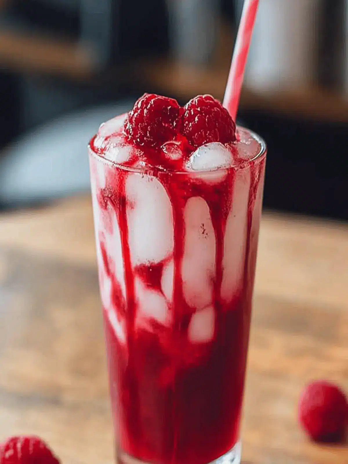 Raspberry Dream Dirty Soda