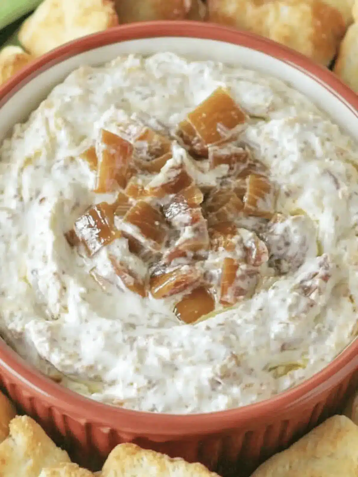Creamy Caramelized Onion Dip with Greek Yogurt Bliss 5 Caramelized Onion Dip with Greek Yogurt