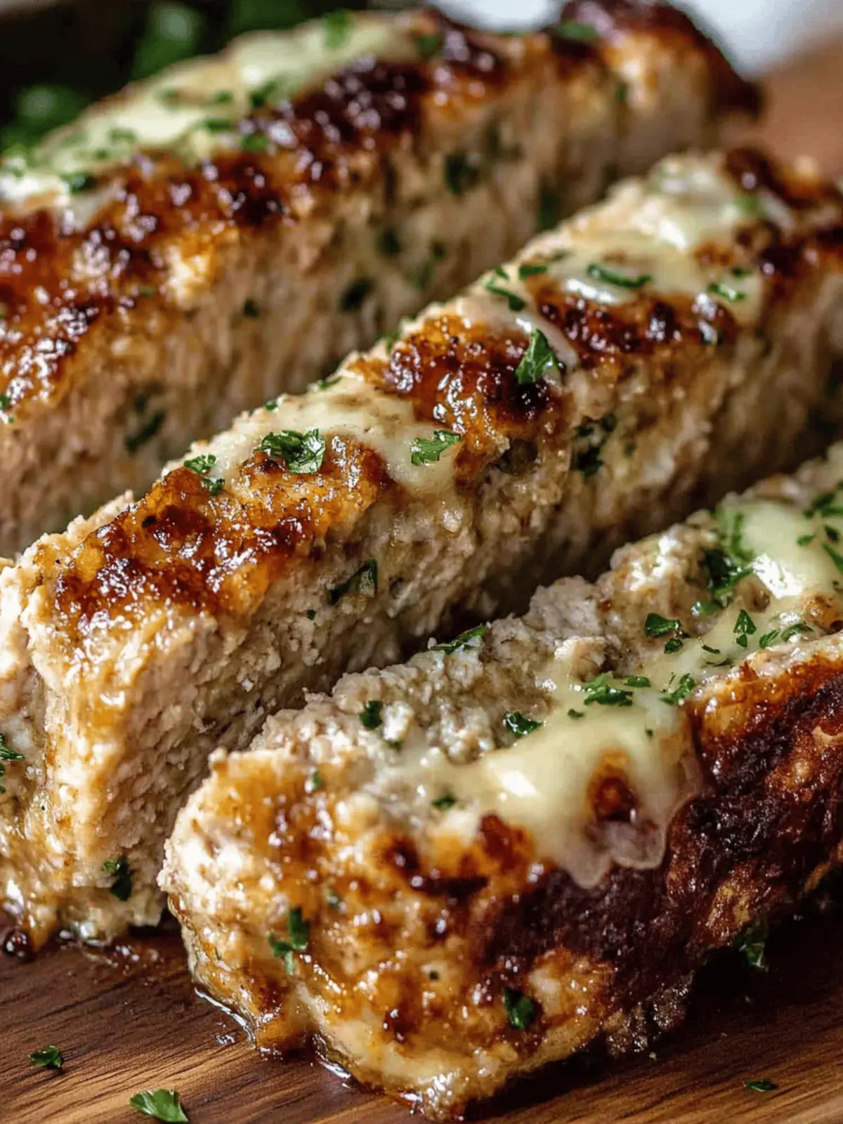 Juicy Garlic Parmesan Chicken Meatloaf: Comfort Food Delight