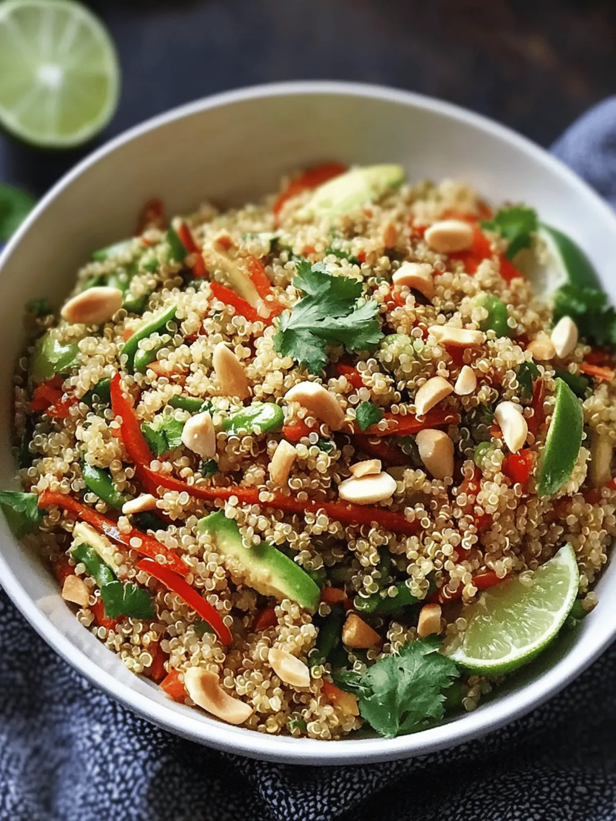 Thai Quinoa Crunch Salad