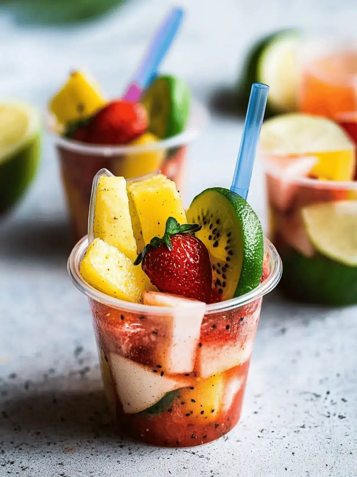 Mexican Fruit Cups