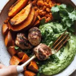Avocado Mojo Bowls with Sweet Potato and Chicken