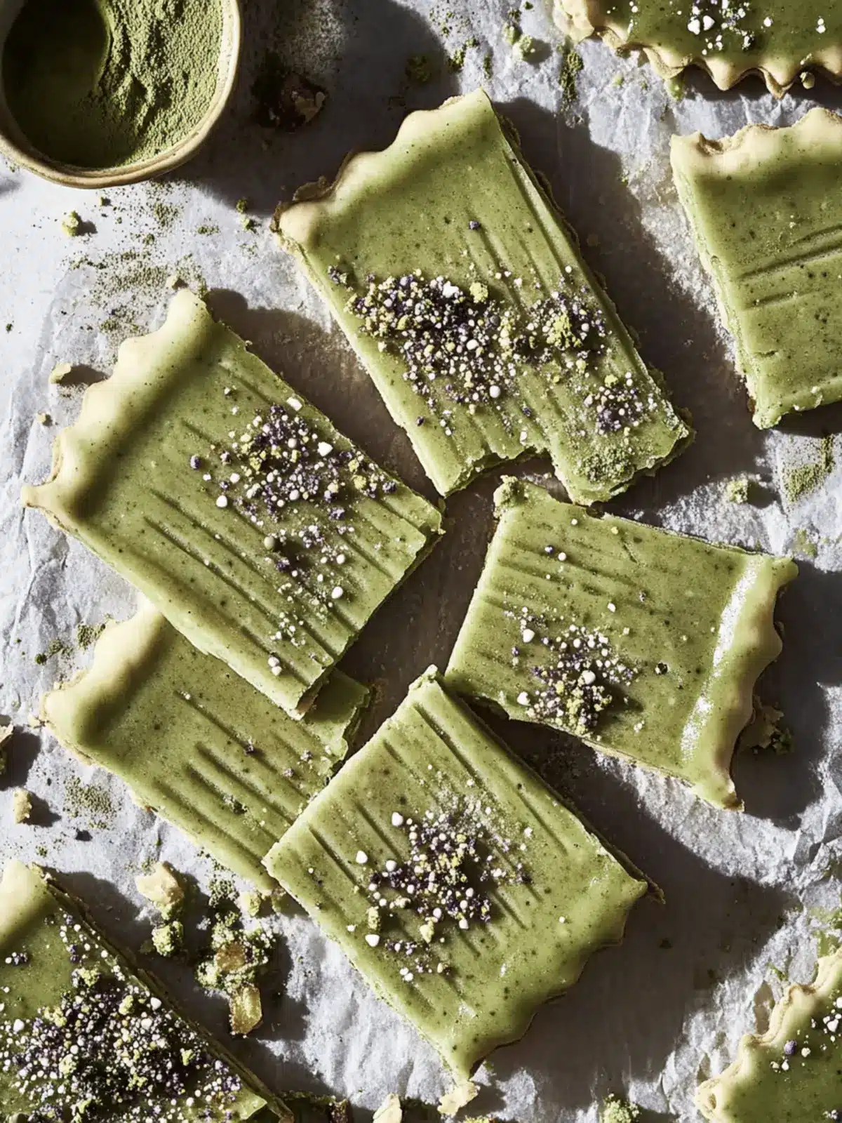 Giant Frosted Matcha Pop Tart