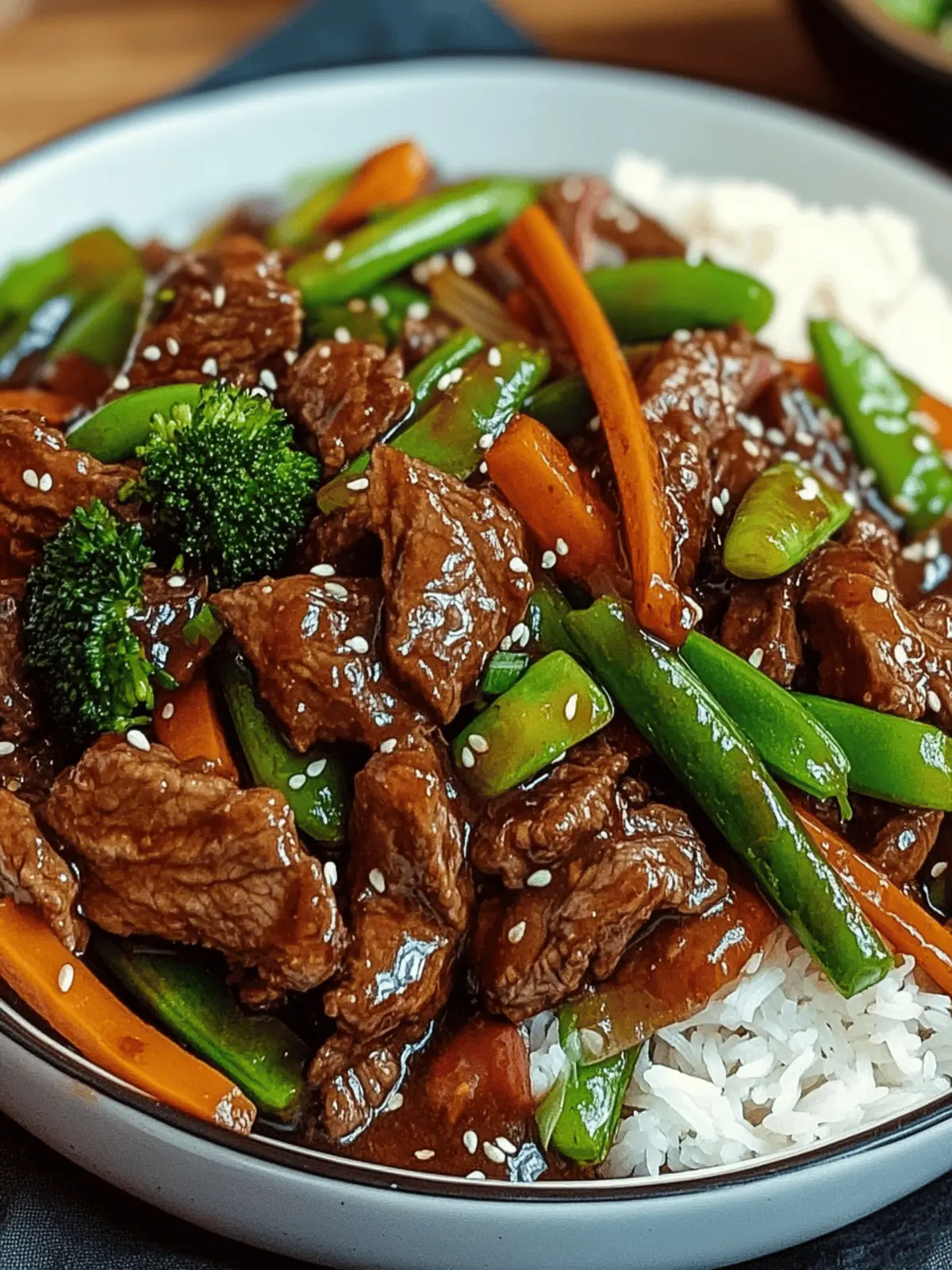 Asian Sweet Ginger Beef Stir Fry
