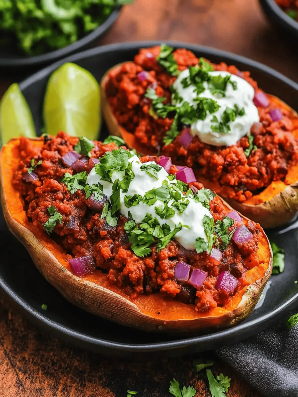 Easy Taco Stuffed Sweet Potatoes