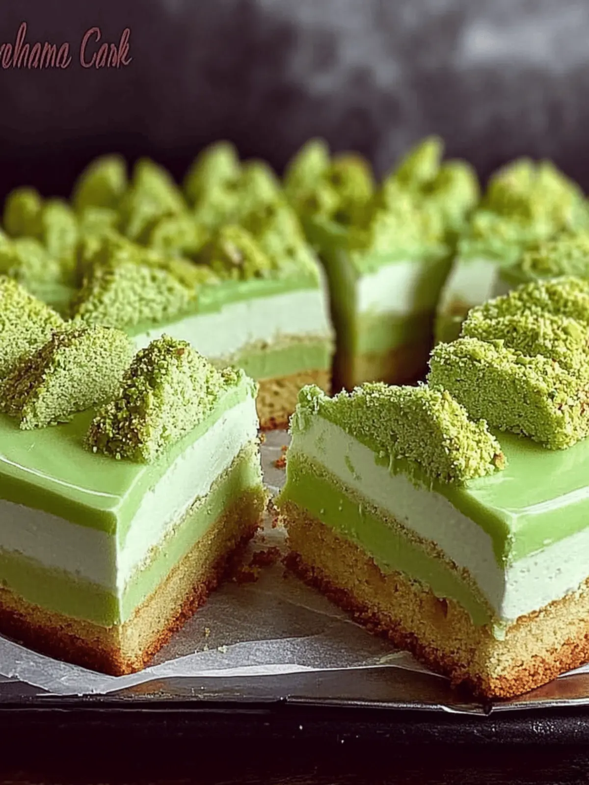 Pistachio Pineapple Cake