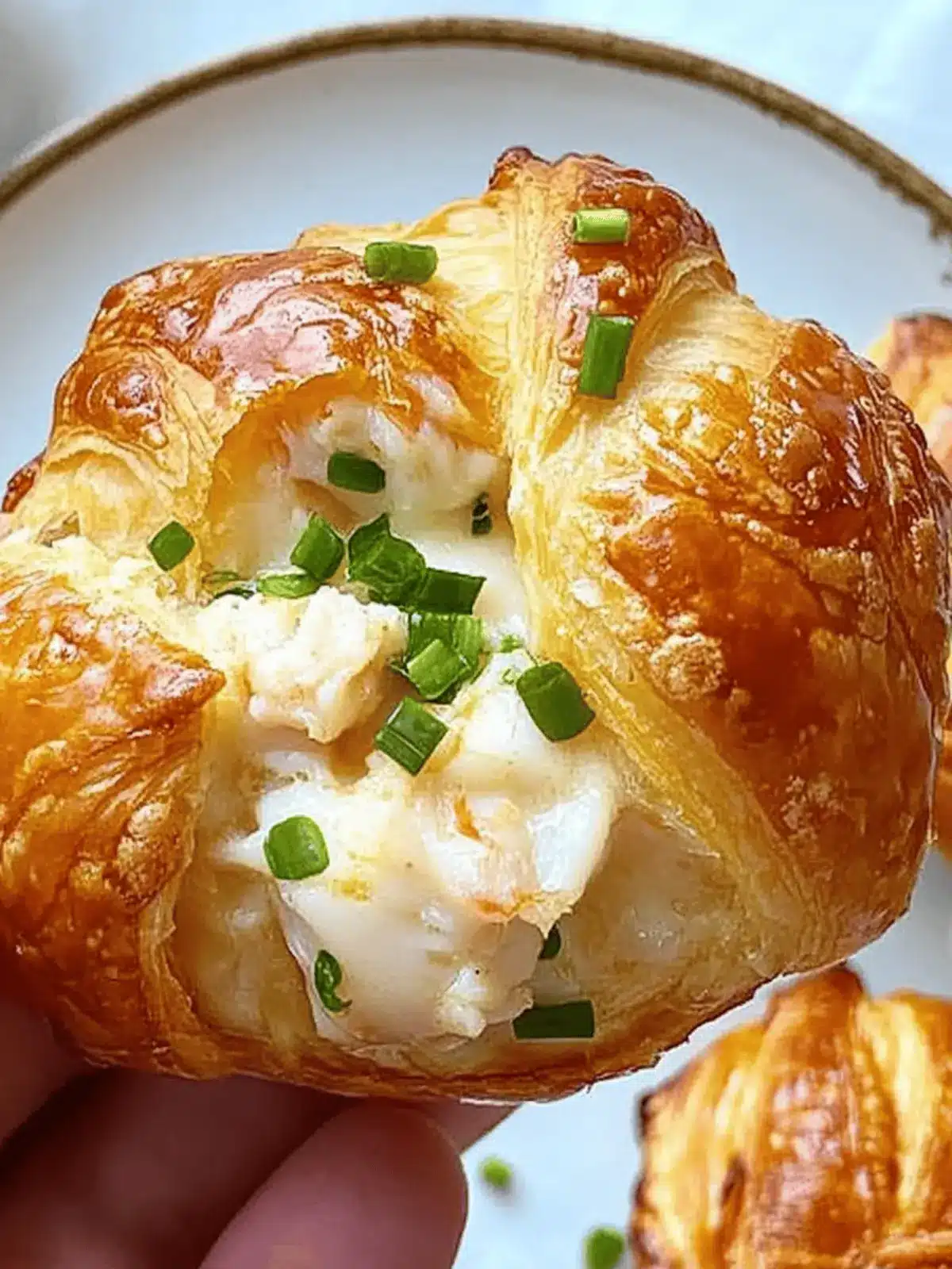 Crab Dip Croissants