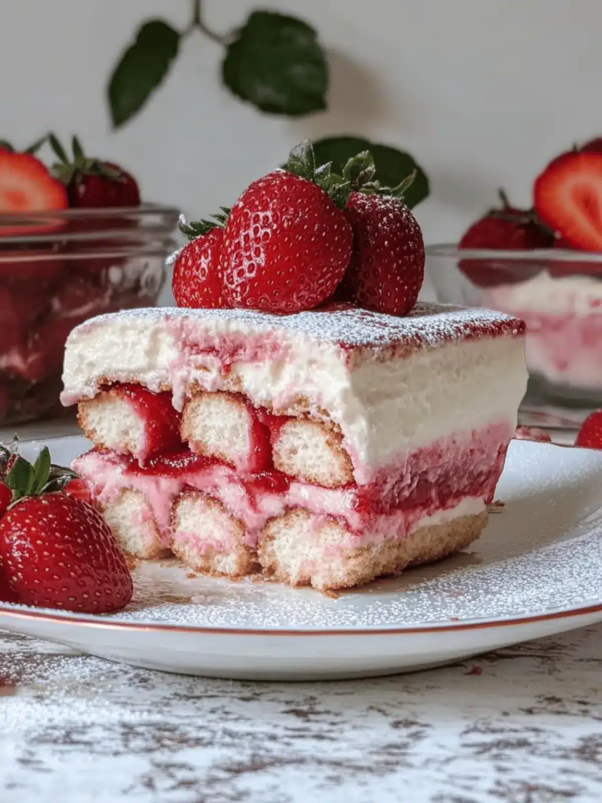 Strawberry Tiramisu