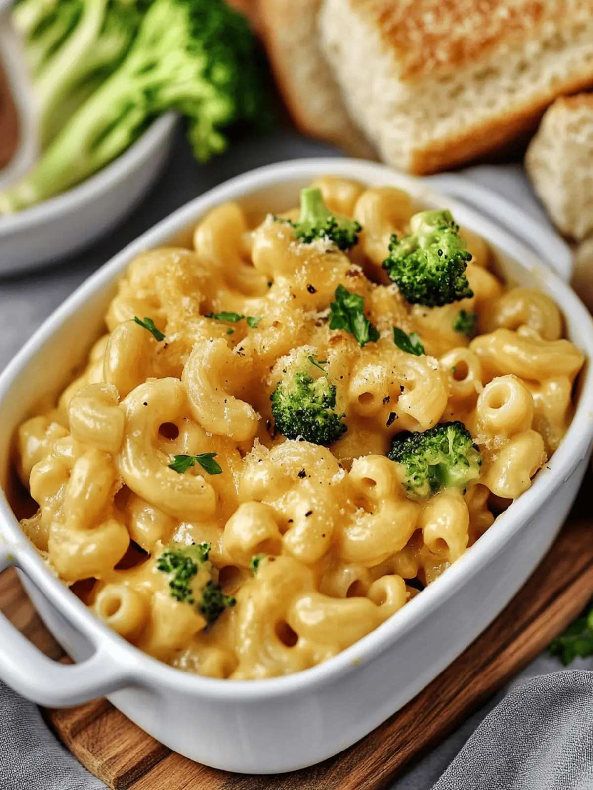 Broccoli Cheddar Mac and Cheese