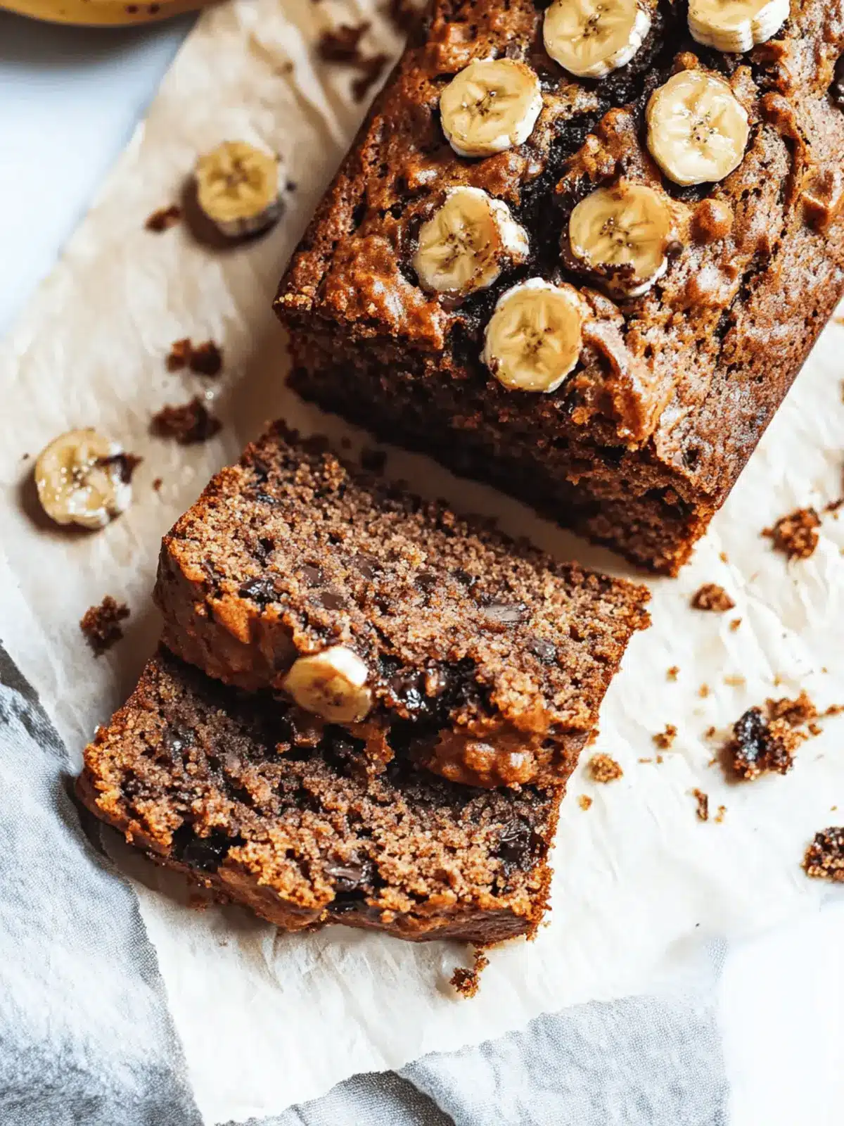 Healthy Banana Bread (Vegan & Gluten-Free)