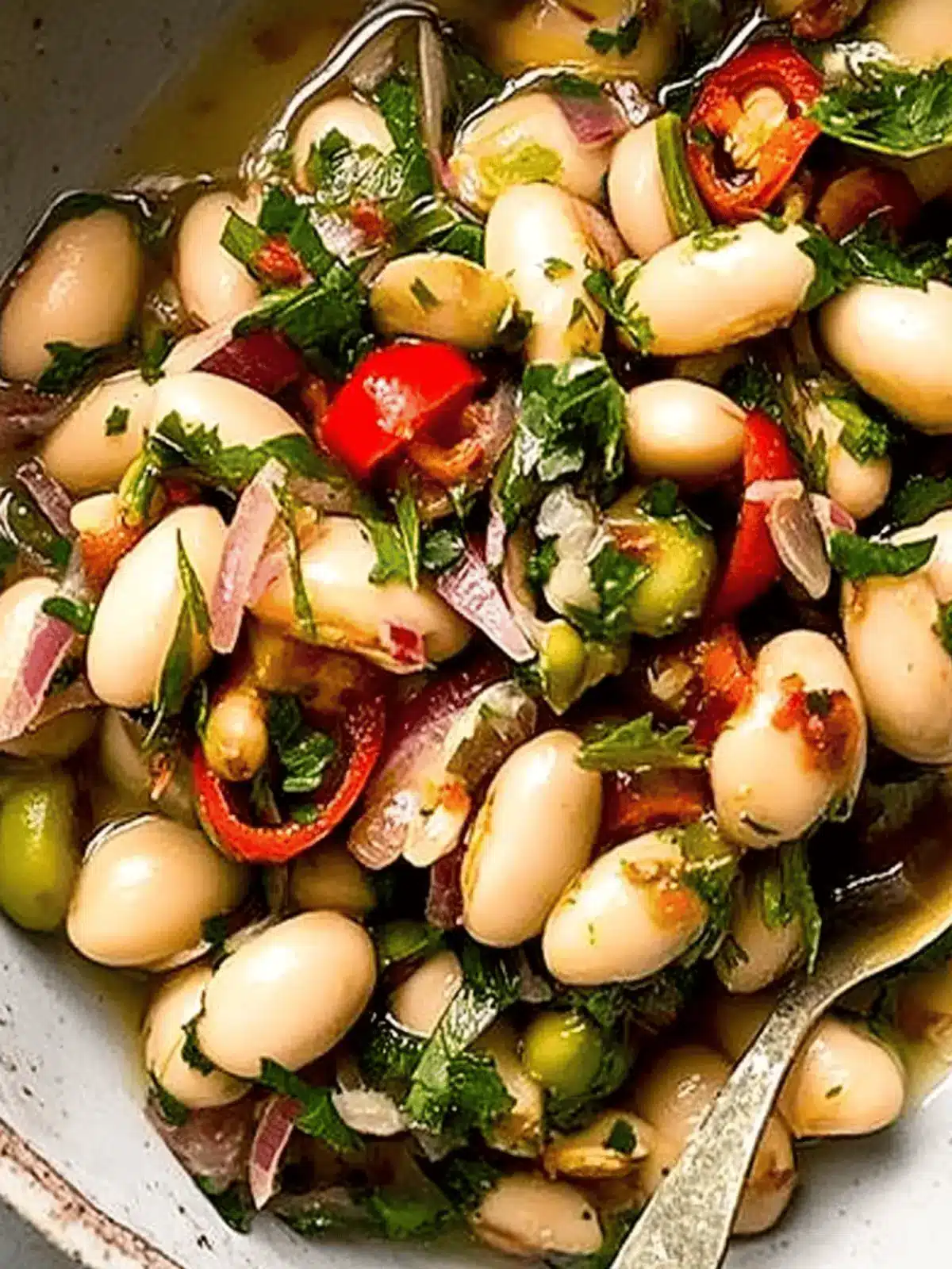 Marinated Butter Beans