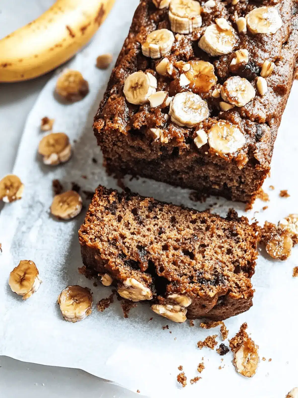 Healthy Banana Bread (Vegan & Gluten-Free)