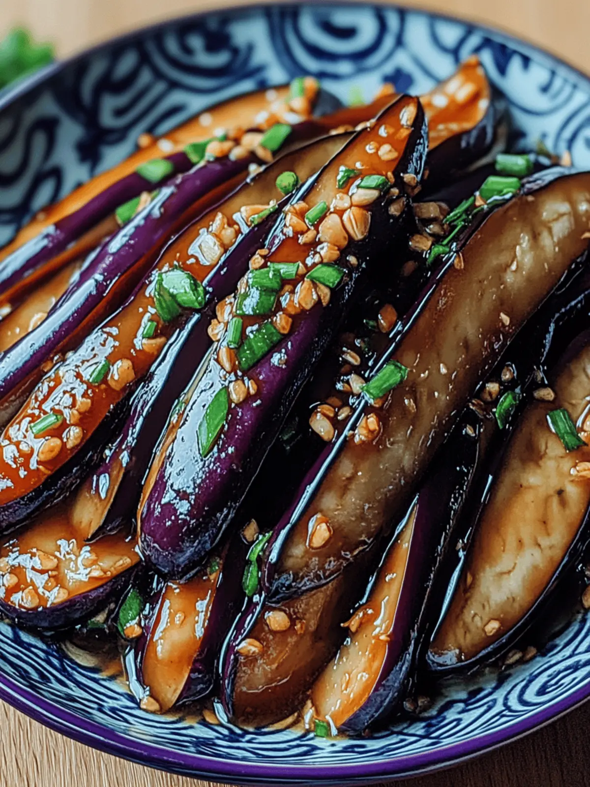 Chinese Eggplant with Garlic Sauce