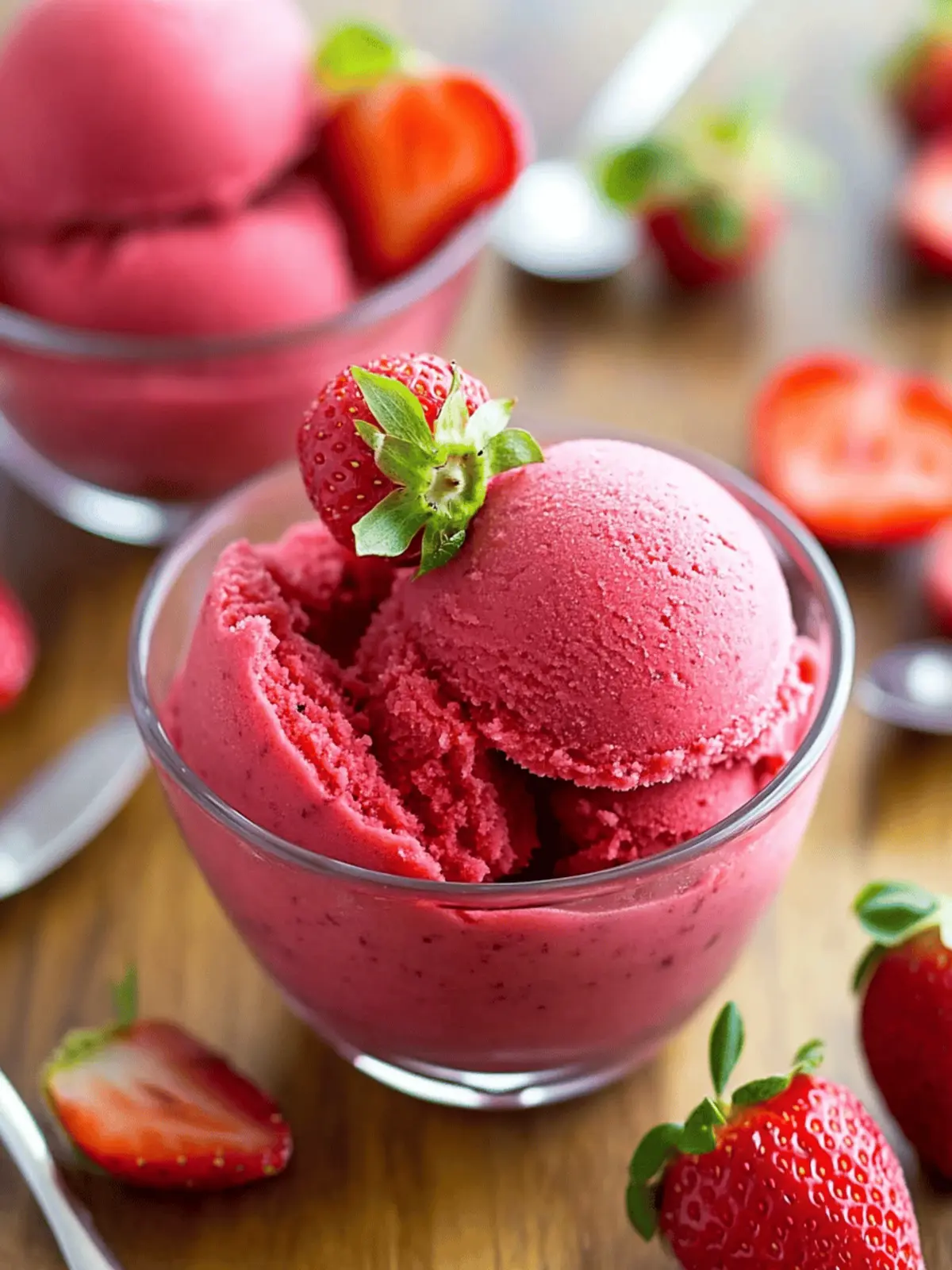 Strawberry Sorbet
