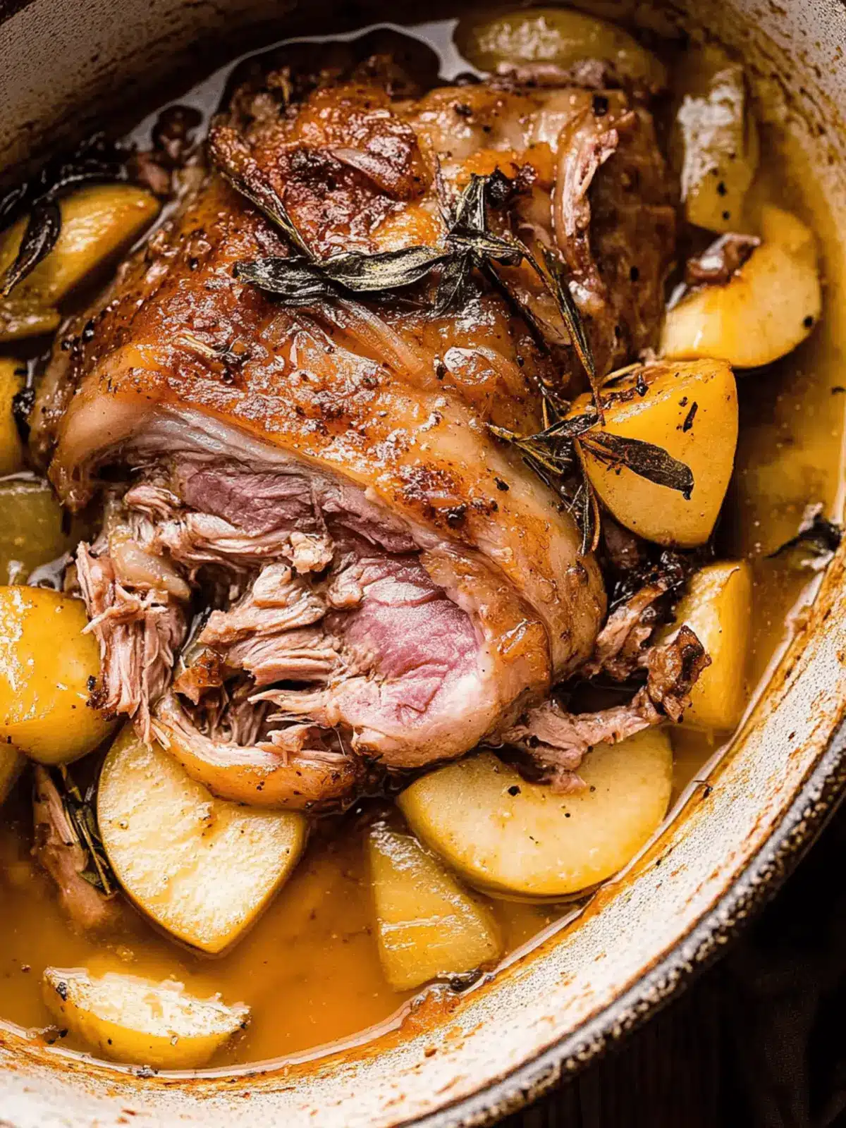Apple Cider Braised Pork Shoulder