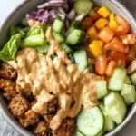 Easy Burger Bowl with Special Sauce (Big Mac Bowls)