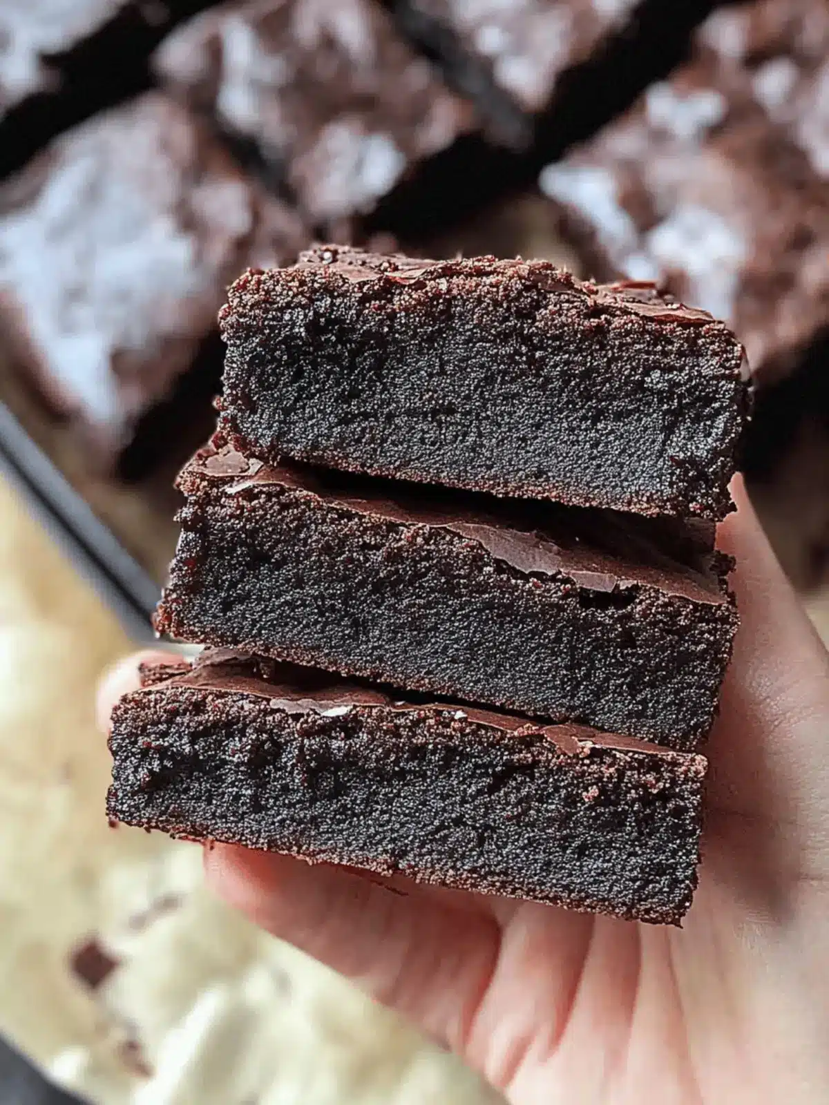 Chocolate Mochi Brownies