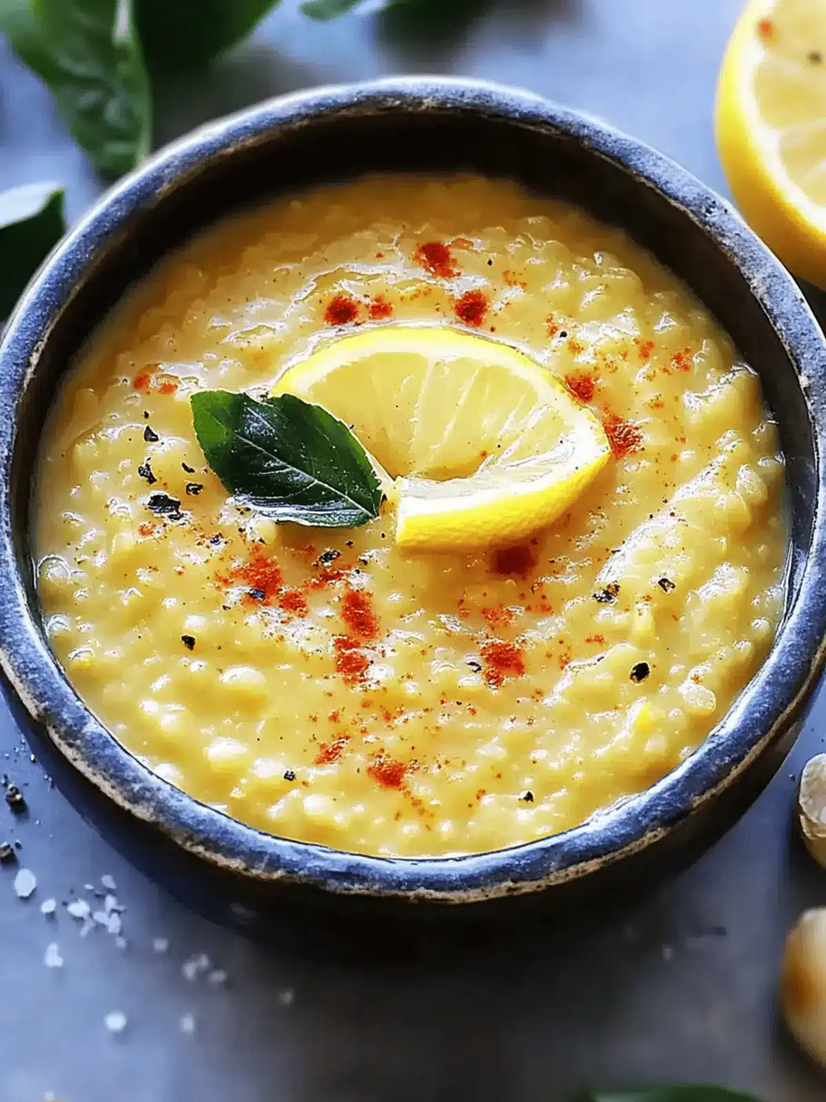 Lebanese Lemon Lentil Soup