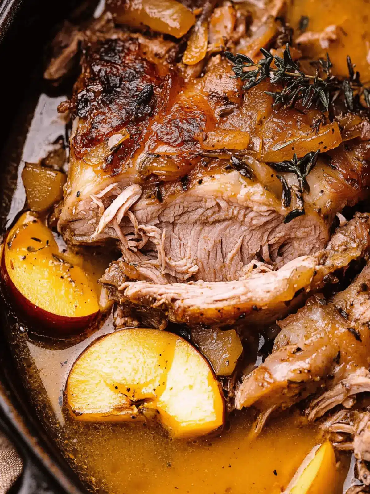 Apple Cider Braised Pork Shoulder