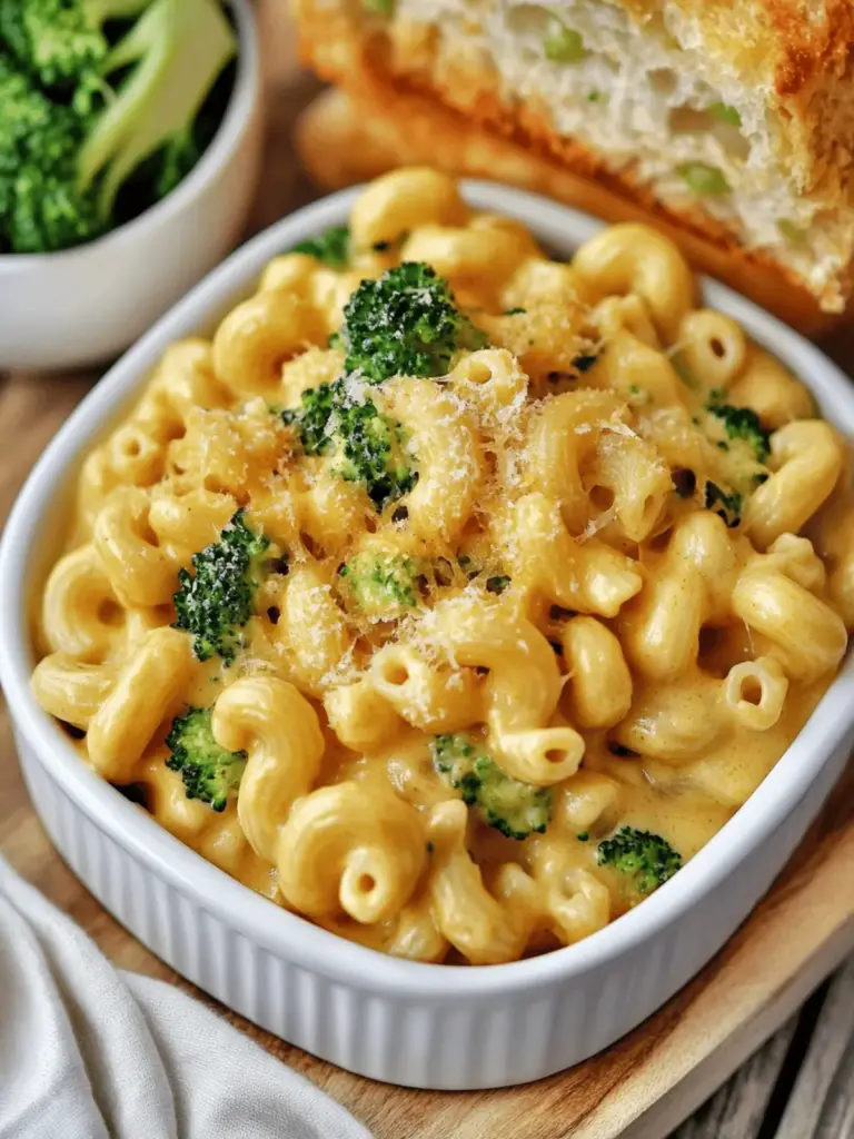 Broccoli Cheddar Mac and Cheese