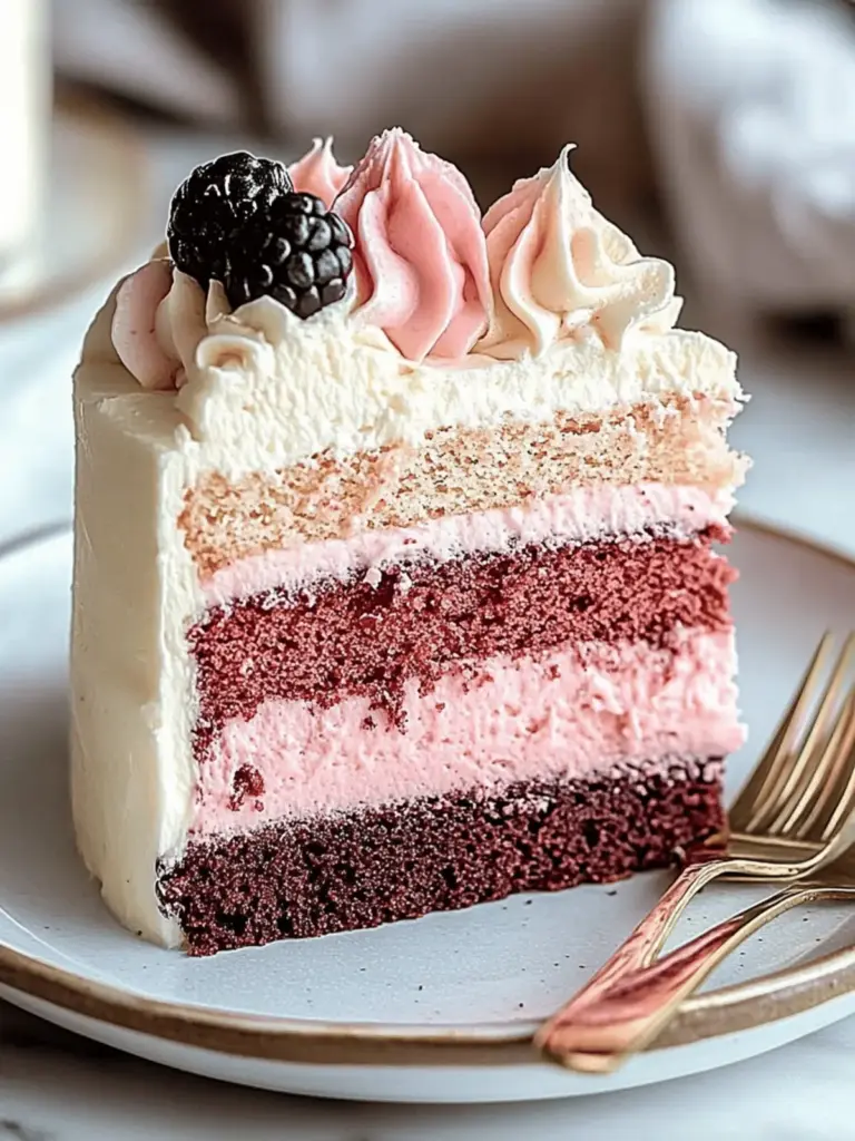 Neapolitan Cake