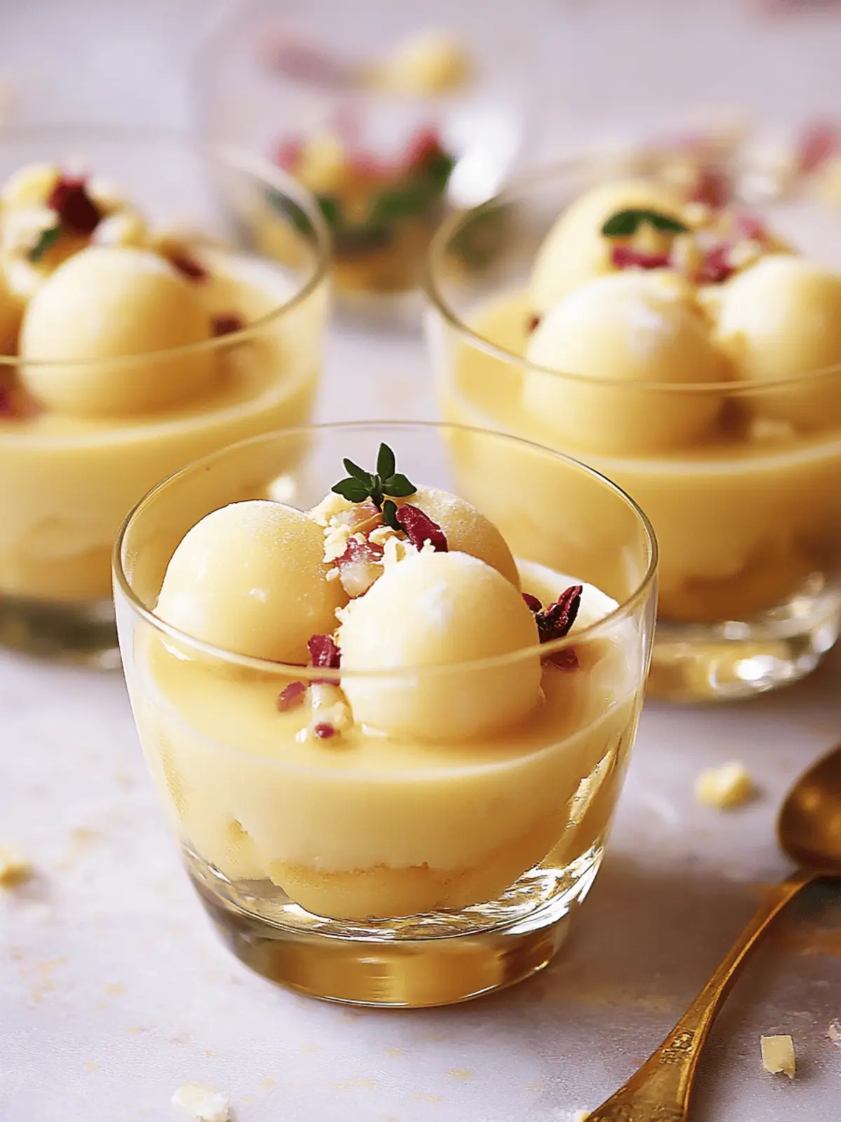 Custard Rasgulla