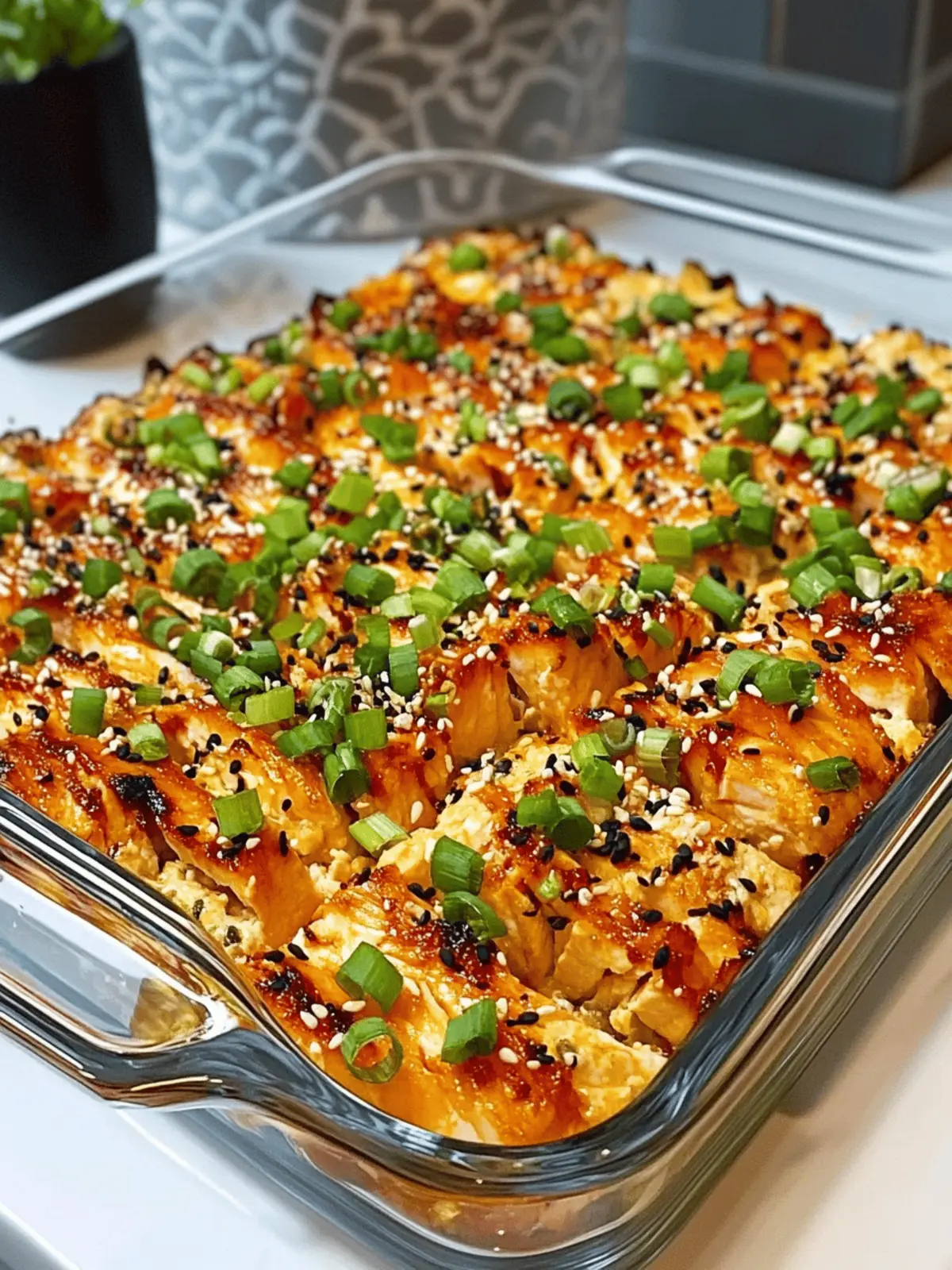 Salmon Sushi Bake