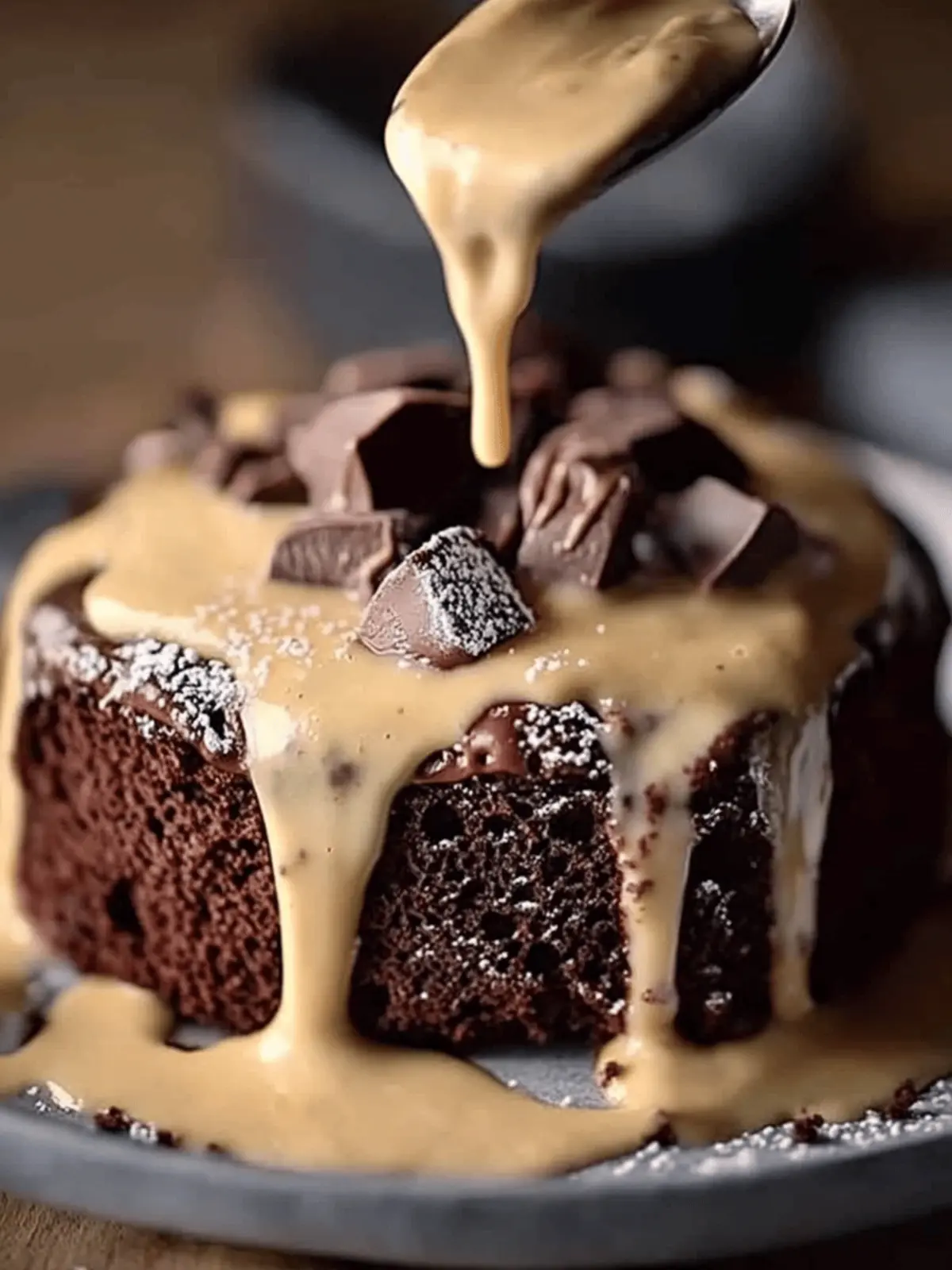 Mexican Chocolate Milk Cake