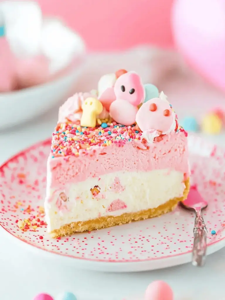 Frosted Animal Cookie Cheesecake