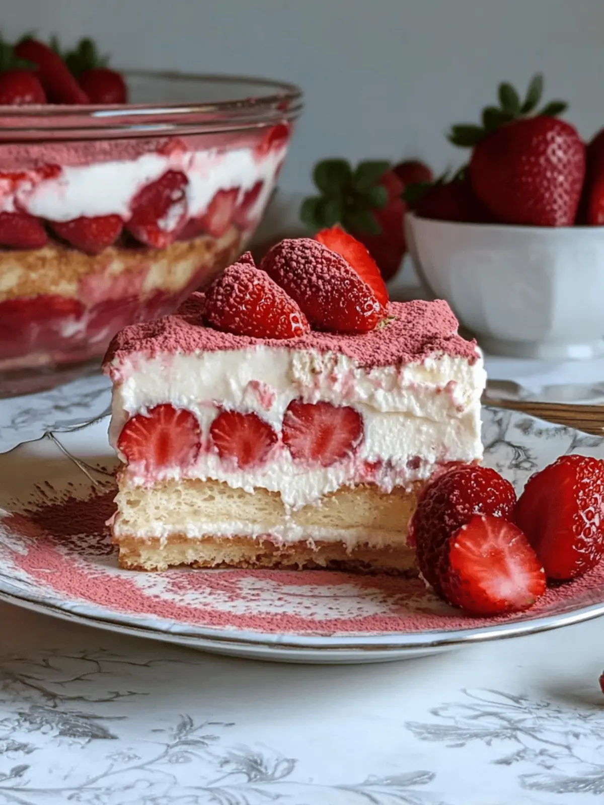 Strawberry Tiramisu