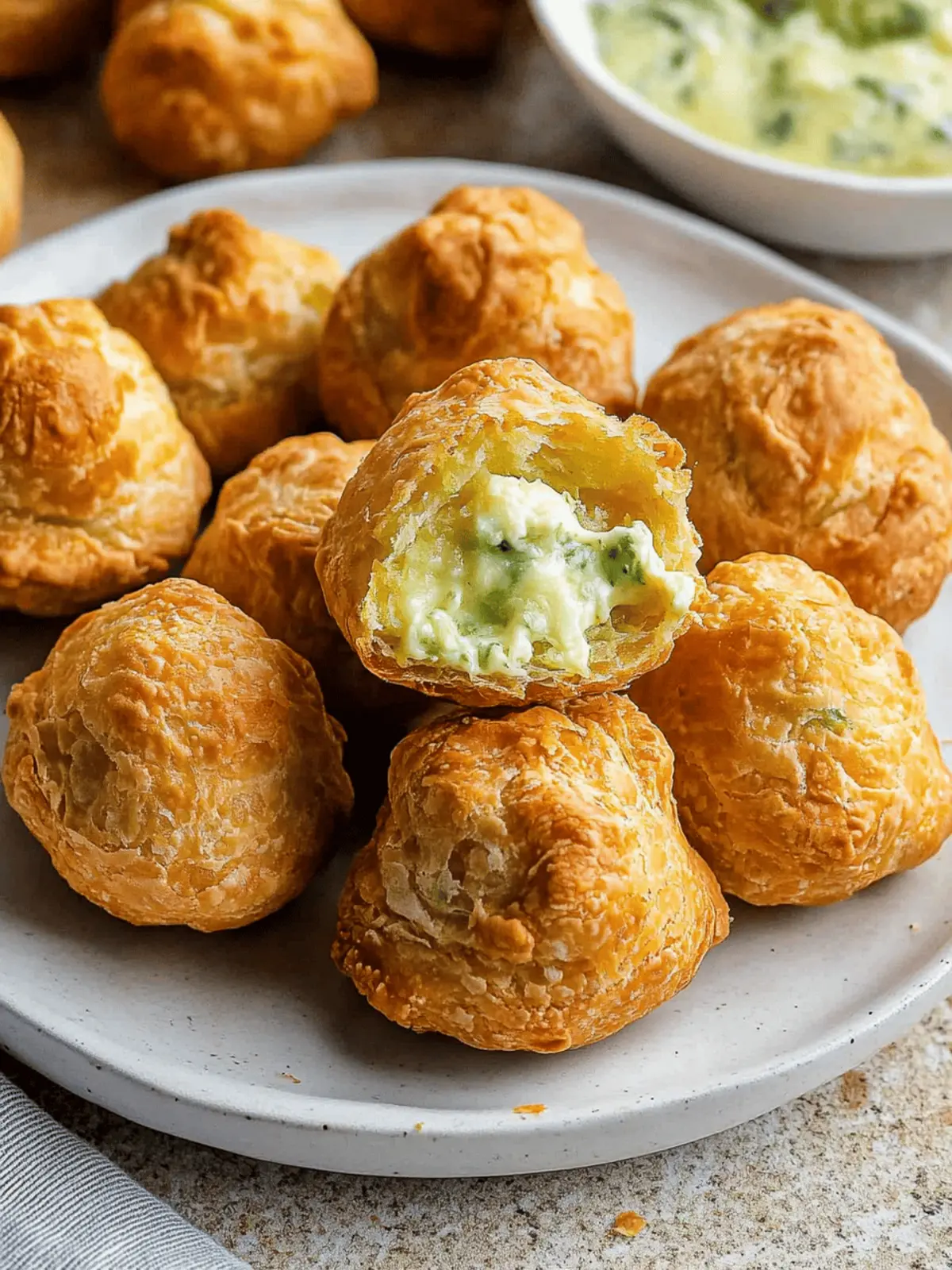 Irish Beer Cheese Puffs