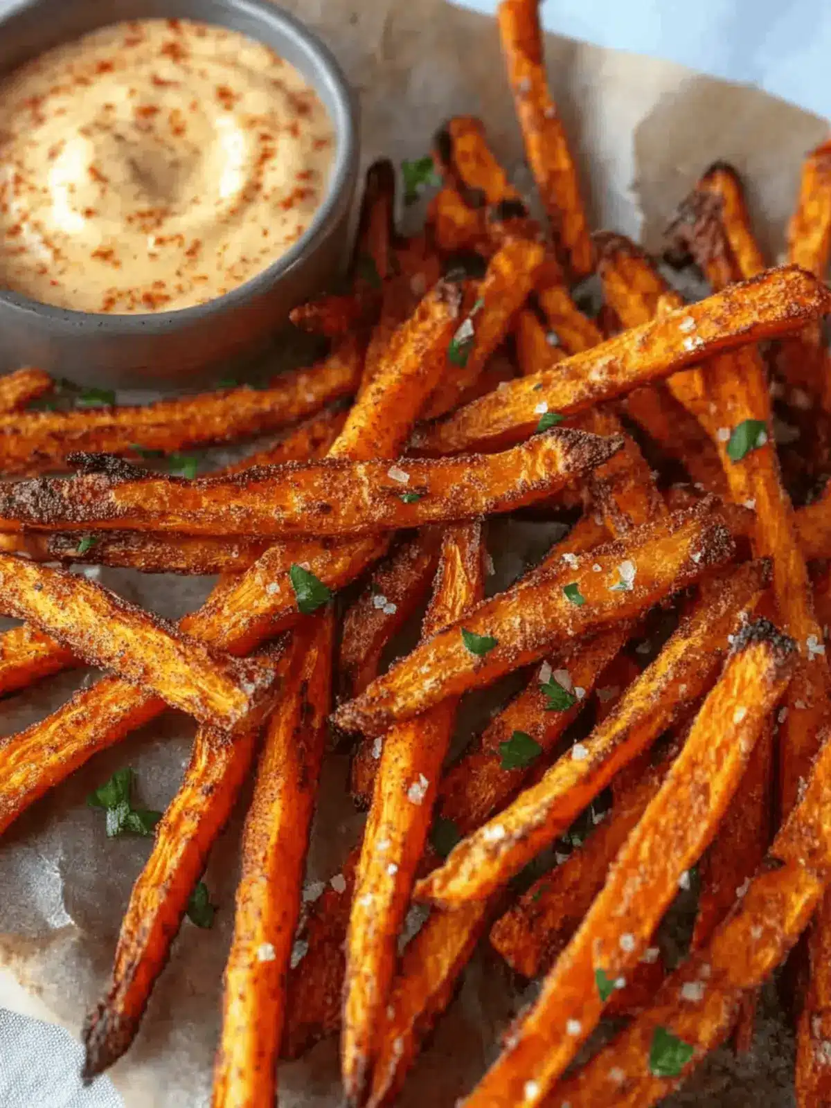 Baked Carrot Fries with Paprika Garlic Aioli