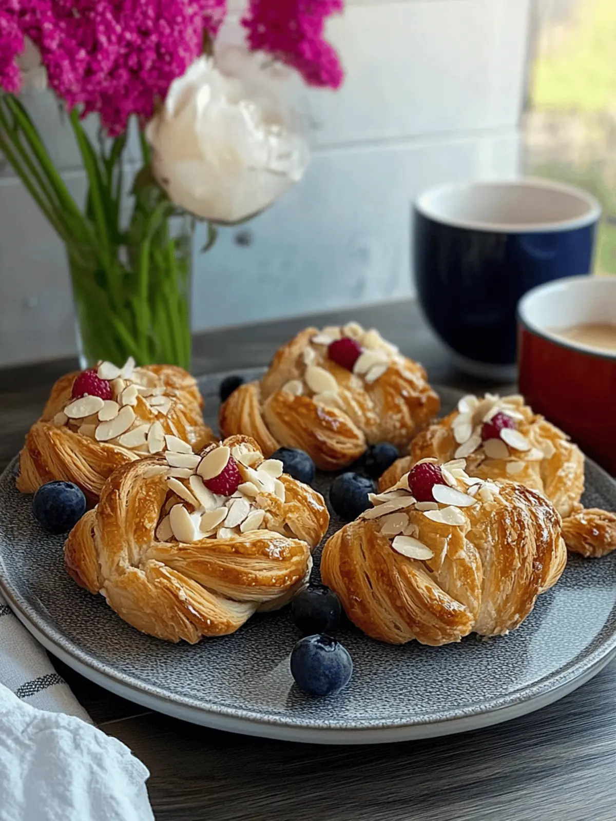 Almond-Filled French Pastries