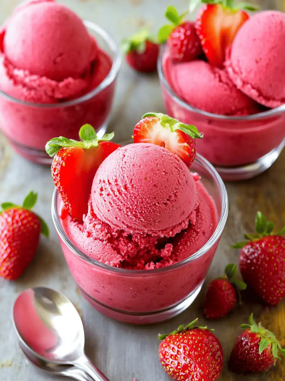 Strawberry Sorbet