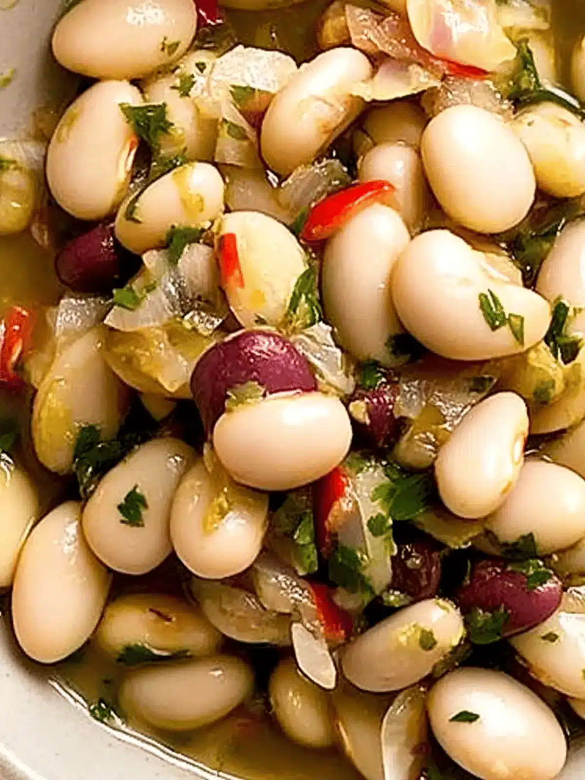 Marinated Butter Beans