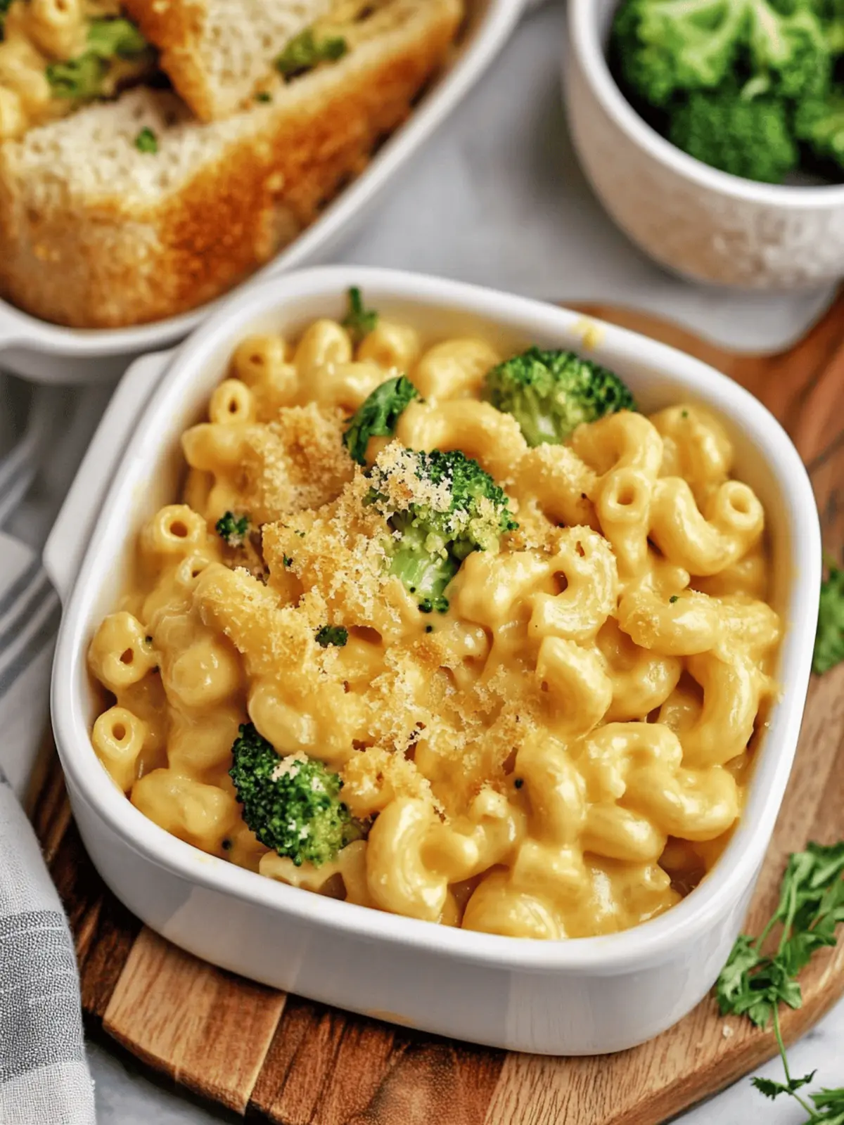 Broccoli Cheddar Mac and Cheese